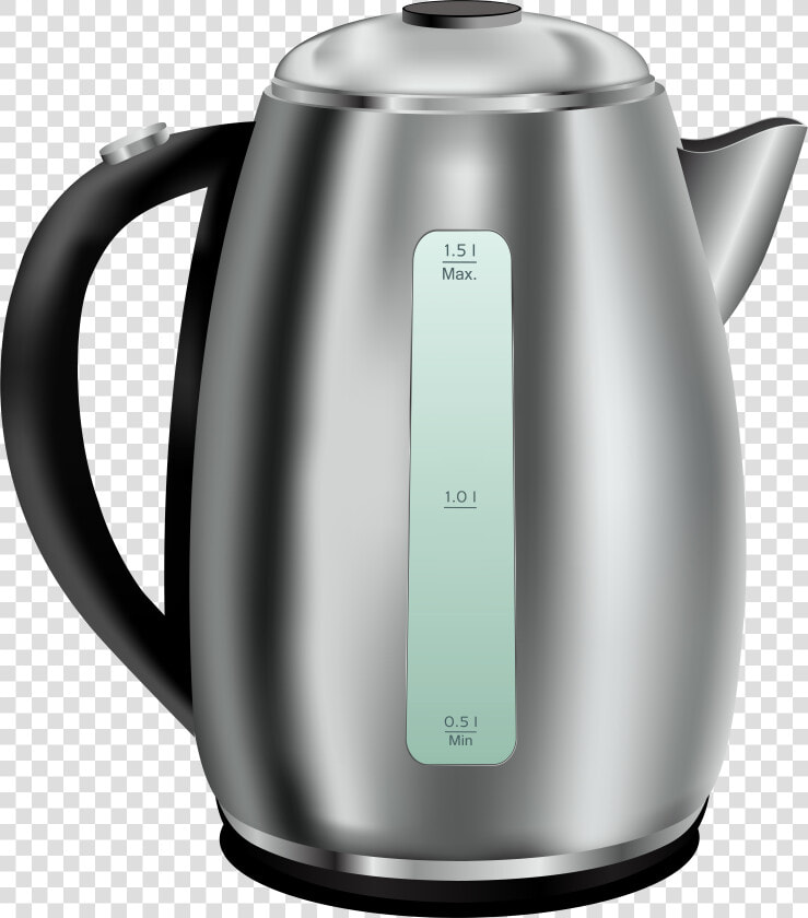 Stainless Steel Tea Kettle Png Clip Art  Transparent PngTransparent PNG