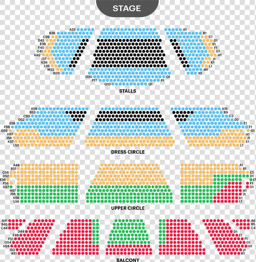 London Coliseum Seating Map  HD Png DownloadTransparent PNG