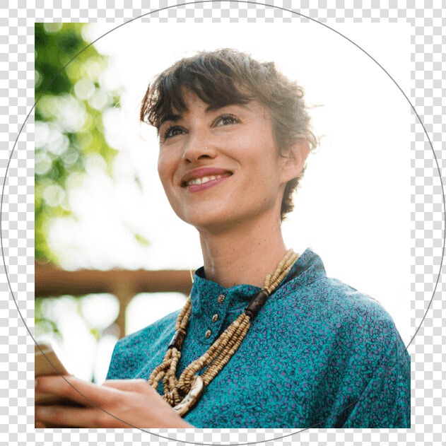 Imagen De Mujer Sonriendo A La Espera De Que Le Entreguemos   Woman  HD Png DownloadTransparent PNG