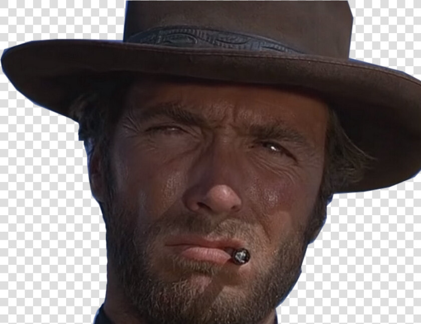 Sticker Other Clint Eastwood Cow Boy Cowboy Cigarette   Chapeau De Clint Eastwood  HD Png DownloadTransparent PNG