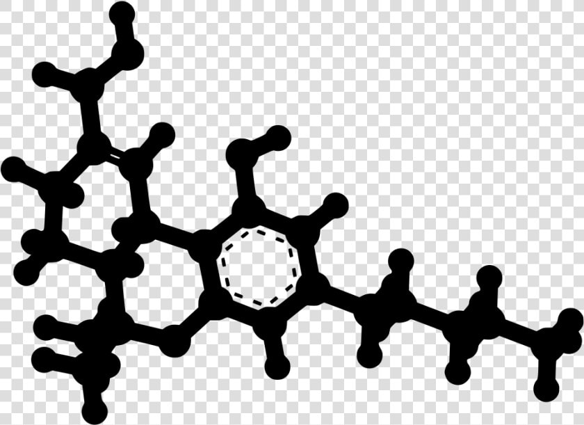 Molecules Png Thc  Transparent PngTransparent PNG