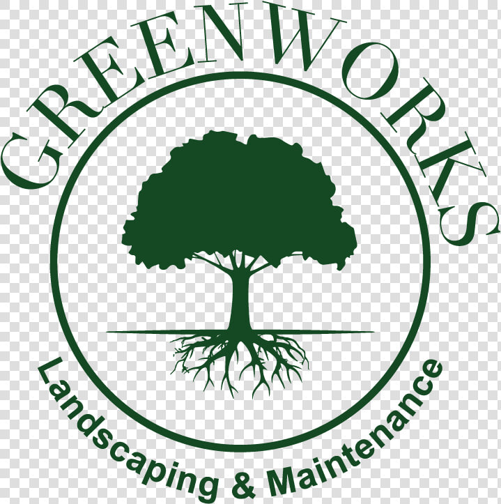 Greenworks Landscape And Maintenance Logo   Tree  HD Png DownloadTransparent PNG