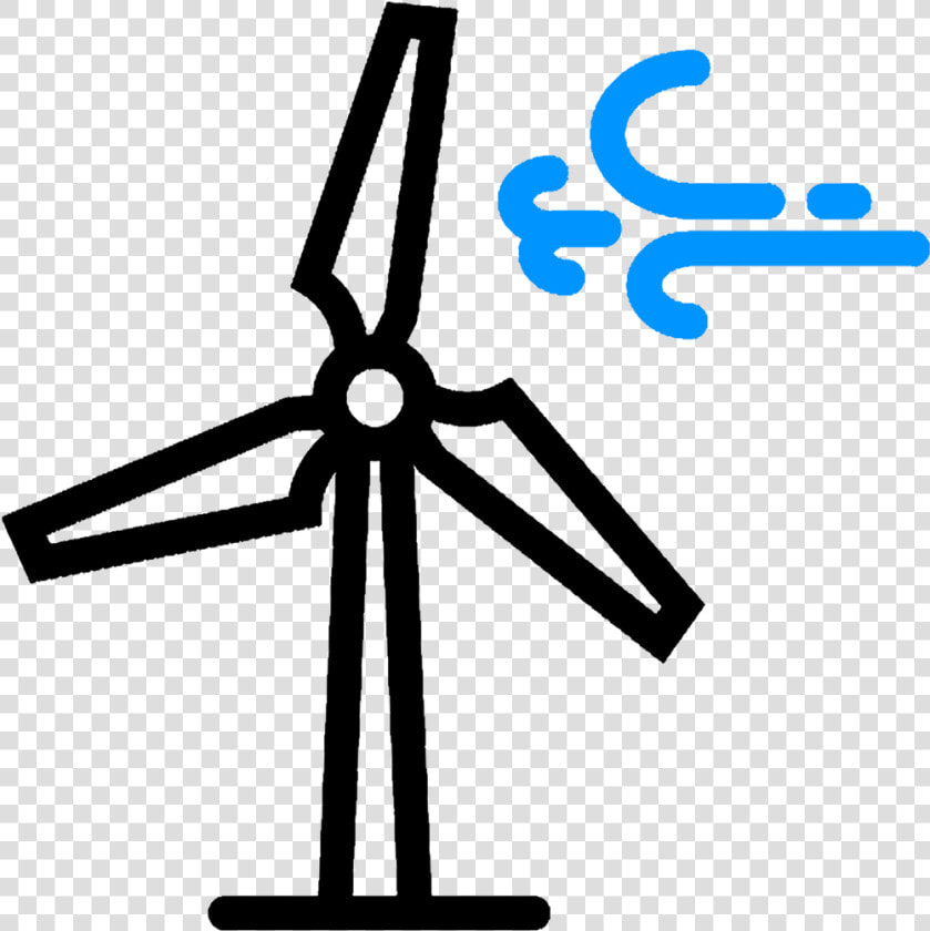 Transparent Wind Turbine Icon Png   Wind Energy Vector  Png DownloadTransparent PNG