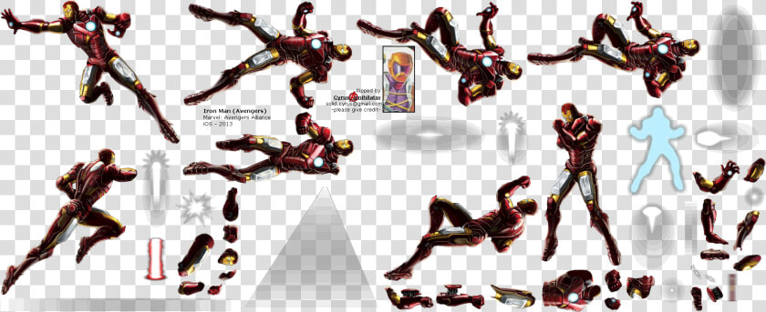 Click To View Full Size   Iron Man Sprite Sheet Fly  HD Png DownloadTransparent PNG