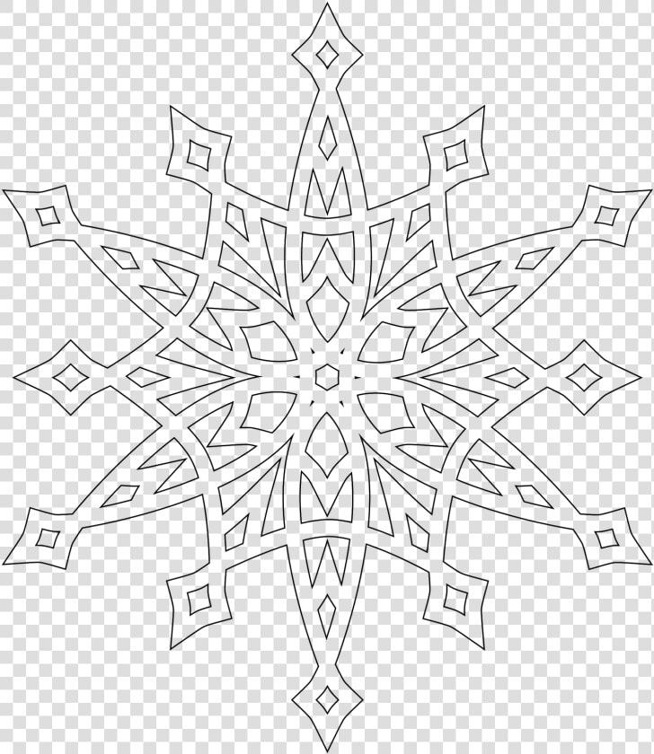 Coloring Page Snowflake   Print Snowflake Colouring Pages  HD Png DownloadTransparent PNG