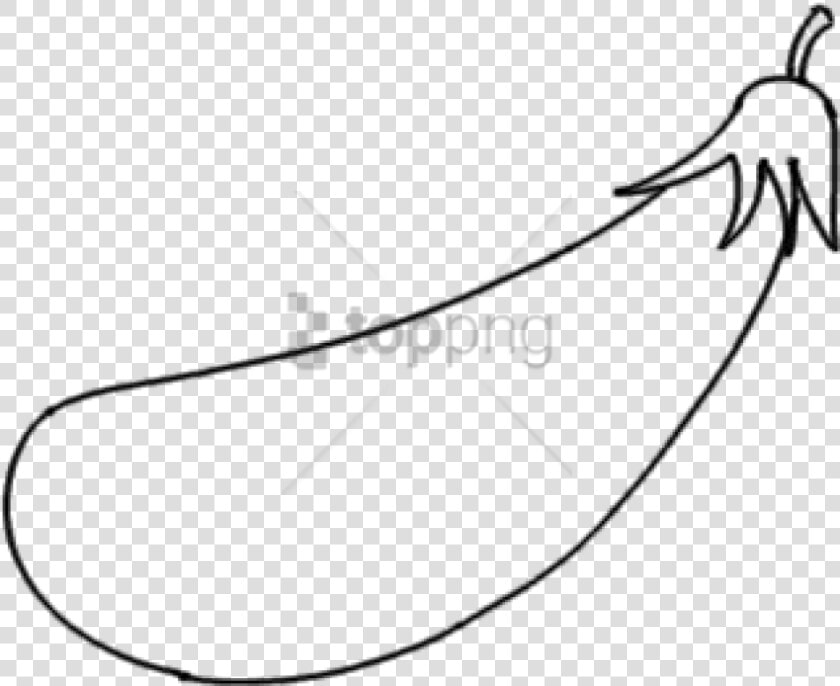Free Png Brinjal Picture For Drawing Png Image With   Brinjal Black  amp  White  Transparent PngTransparent PNG