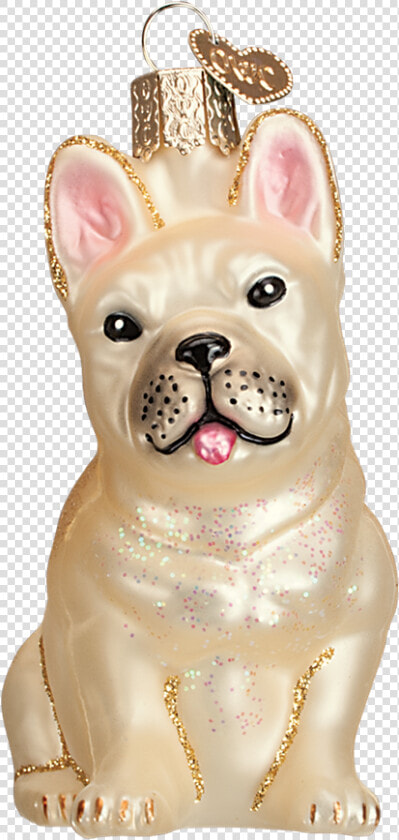 French Bulldog Old World Glass Ornament   French Bulldog  HD Png DownloadTransparent PNG