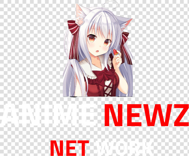 Anime News Network   Anime Cat Girl White Hair Red Eyes  HD Png DownloadTransparent PNG