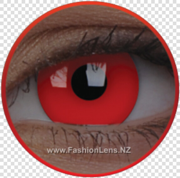 Colourvue Crazy Contact Lens Glow In Dark Red Lens   Contact Lenses  HD Png DownloadTransparent PNG