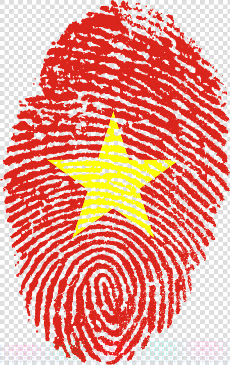 Vietnam  Flag  Fingerprint  Country  Pride  Identity   Bangladesh Flag Fingerprint  HD Png DownloadTransparent PNG