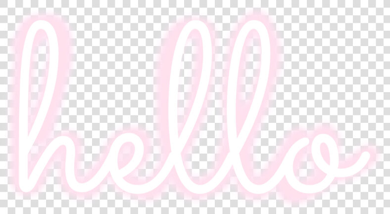 Neon Pink Hello   Pink Transparent Neon Sign Png  Png DownloadTransparent PNG