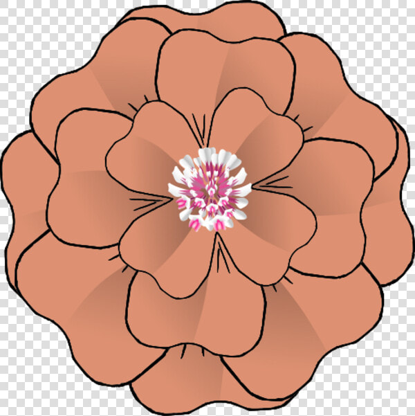Flower 4 Leaf Clover Corsage Resubmission   Corsage Flower Graphic  HD Png DownloadTransparent PNG