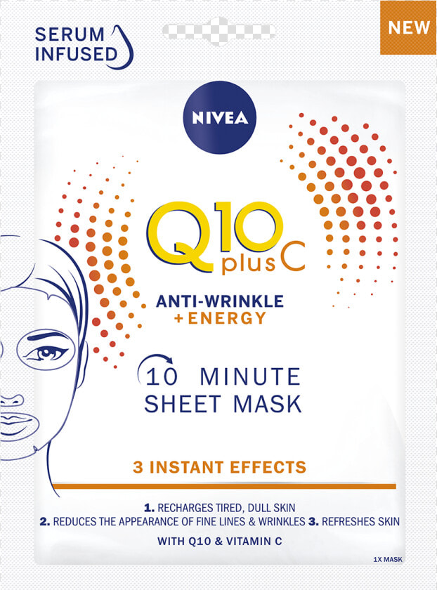Nivea Q10 Anti Wrinkle Mask  HD Png DownloadTransparent PNG