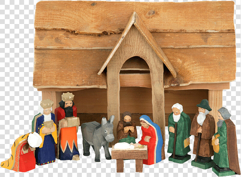 Carved Nativity Sets   Nativity Scene Handmade  HD Png DownloadTransparent PNG