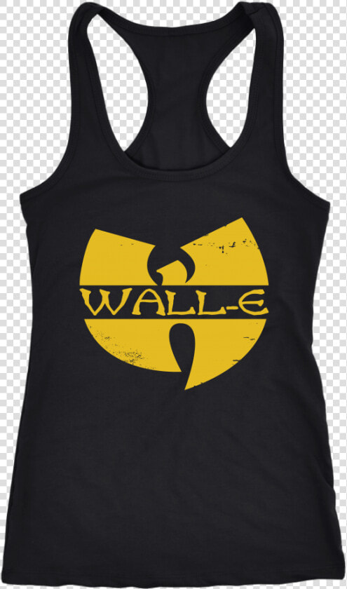Wu Tang Clan Inspired Wall E Womens Tank   Muscles Installing Unicorn Women  HD Png DownloadTransparent PNG