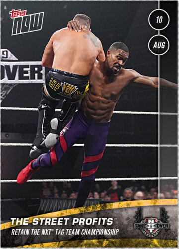 The Street Profits Retain The Nxt Tag Team Championship   Street Profits Nxt Card  HD Png DownloadTransparent PNG