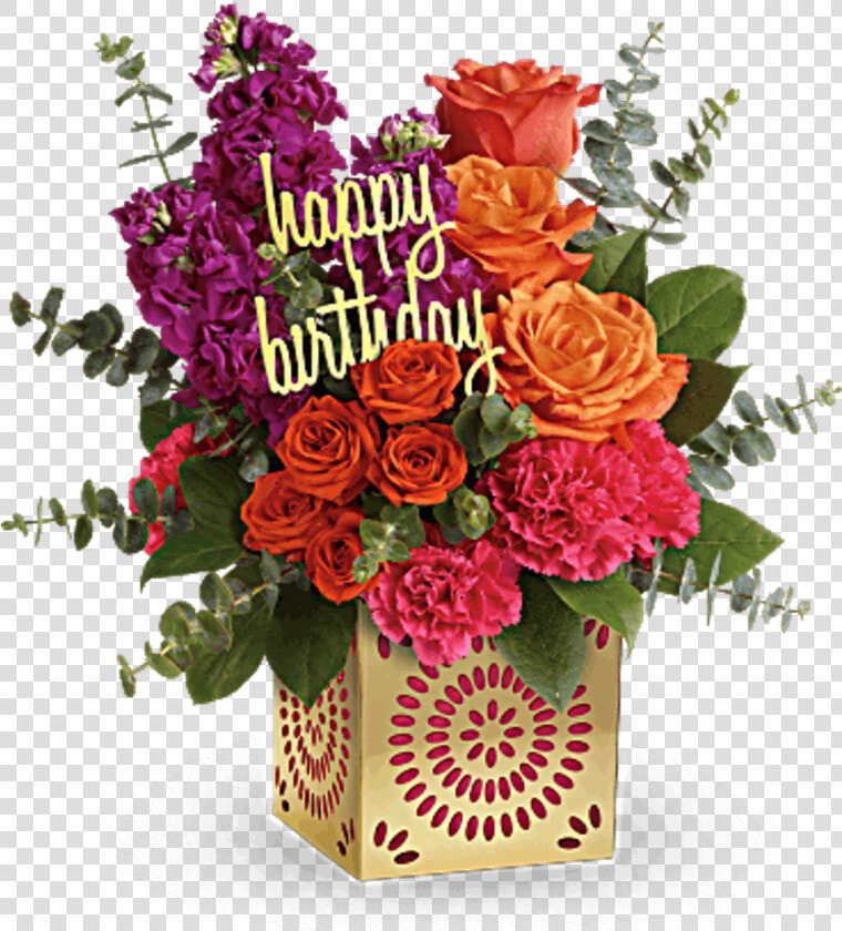 Bouquet Of Birthday Flowers Png Background Image   Bouquet Of Flowers For Birthday  Transparent PngTransparent PNG