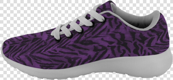 Royal Purple Bengal Tiger Striped Unisex Running Shoes tiger   Sneakers  HD Png DownloadTransparent PNG
