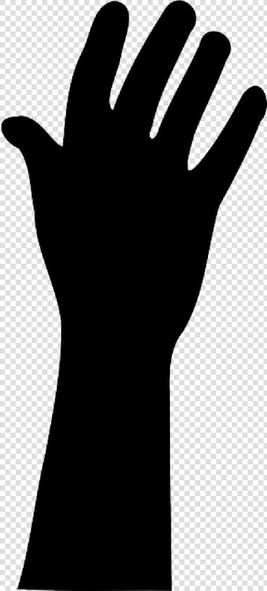 Raise Clipart Hand Clipart Png Library Library   Hand Silhouette Png  Transparent PngTransparent PNG