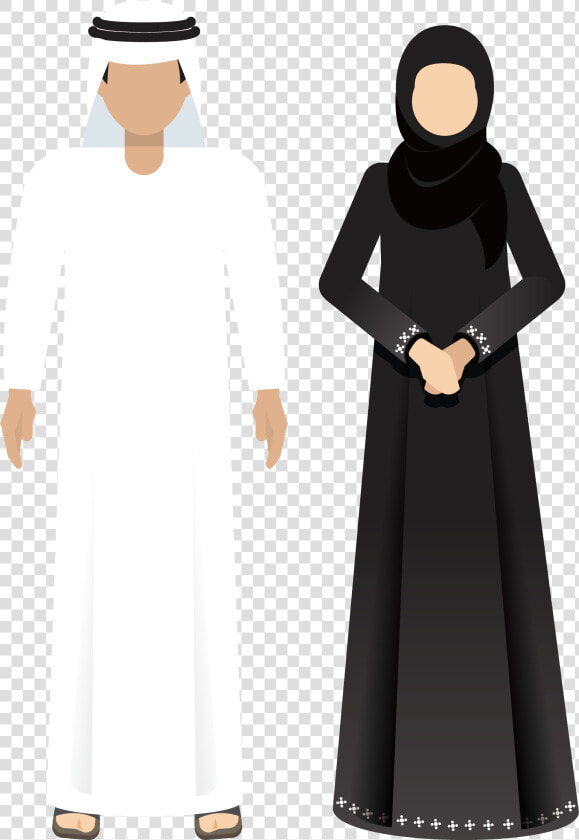 And Dubai Dhabi Towers Men Arab Emirates Clipart   Dubai Clothing Men And Women  HD Png DownloadTransparent PNG