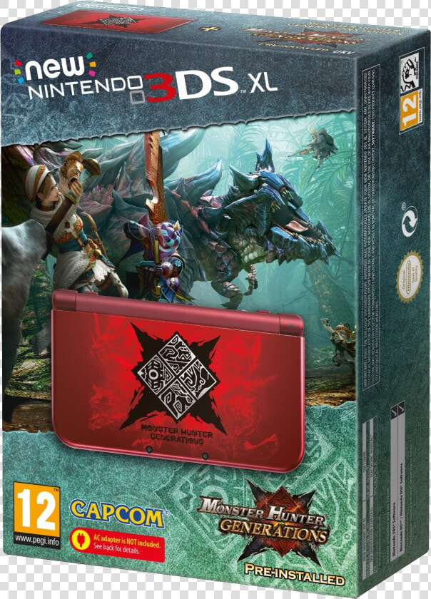 New Nintendo 3ds Xl Monster Hunter Generations Edition   Monster Hunter Generations New 3ds  HD Png DownloadTransparent PNG