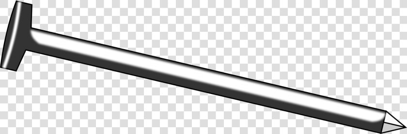 Iron Clipart Iron Bar   Nail Clipart Black And White  HD Png DownloadTransparent PNG