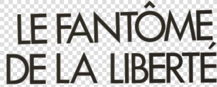 Le Fantôme De La Liberté Black Horizontal Logo   Fantôme De La Liberté  HD Png DownloadTransparent PNG