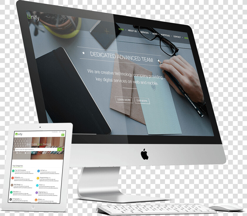 Transparent Phone Mockup Png   Mockup Imac Iphone Ipad Png  Png DownloadTransparent PNG
