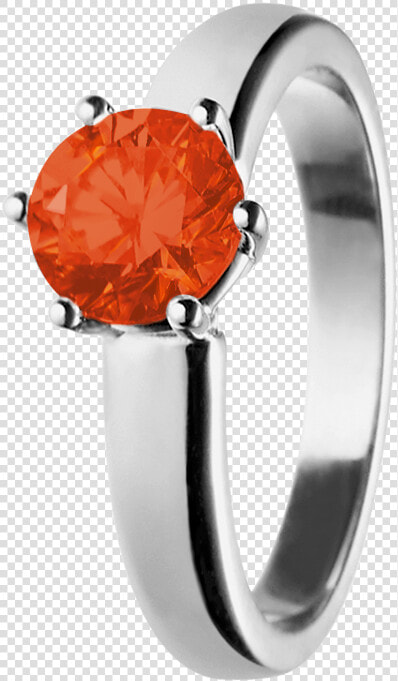 Malmö Fire Opal Orange In White Gold   Tansanit Ring In Weissgold Malmö  HD Png DownloadTransparent PNG