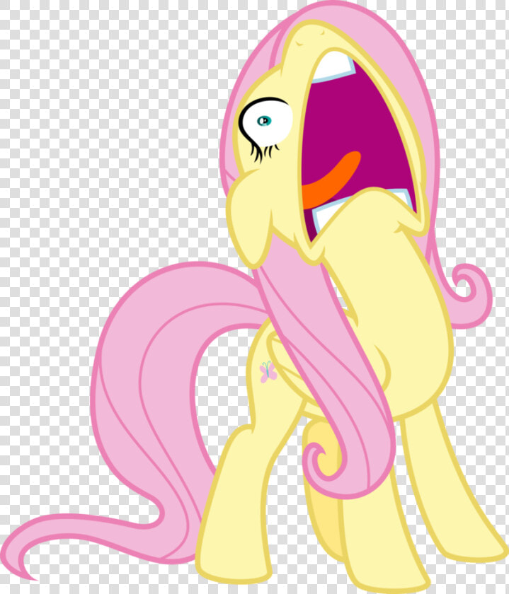 Transparent Scream Png   Screaming Fluttershy  Png DownloadTransparent PNG
