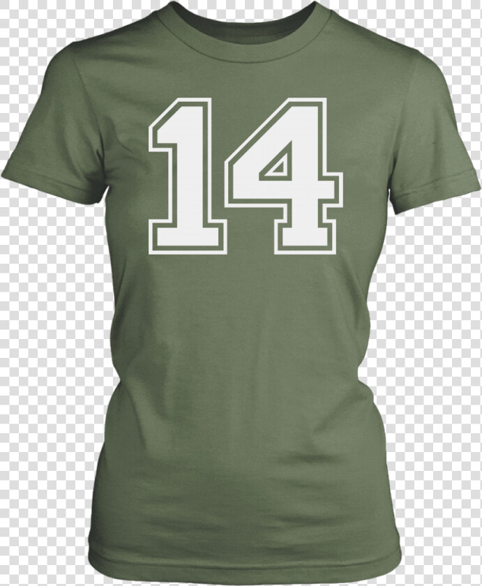 Women S Vintage Sports Jersey Number 14 T shirt For   Lahey 14  HD Png DownloadTransparent PNG