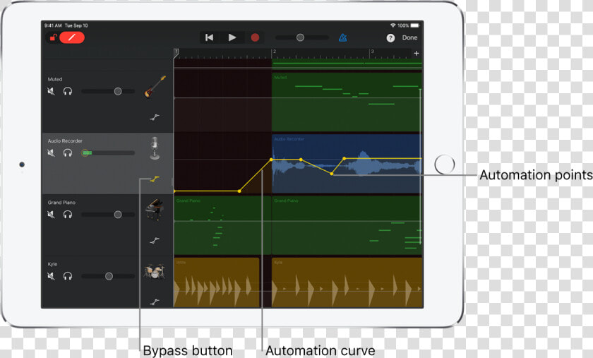 Track Automation  Showing Automation Curves  Automation   Automation  HD Png DownloadTransparent PNG