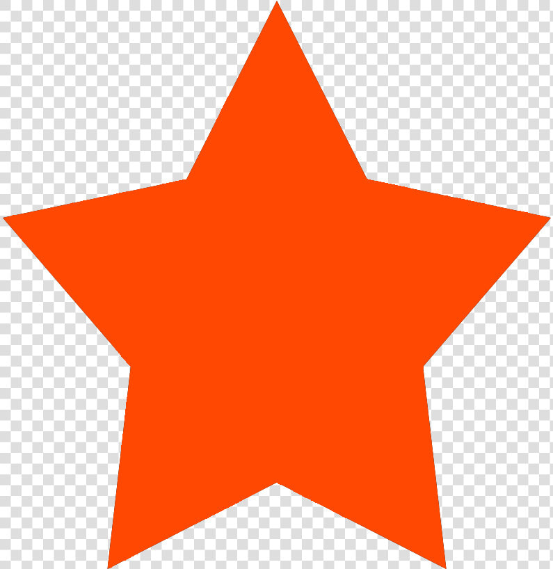 Stars Clipart Orange   Orange Star  HD Png DownloadTransparent PNG