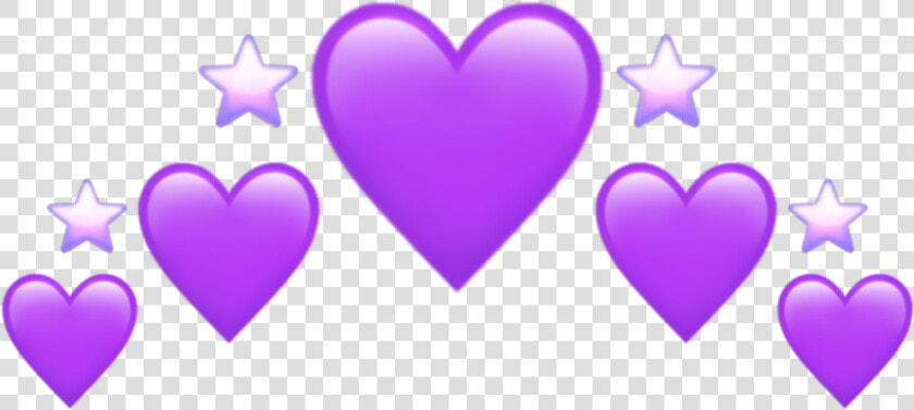  crown  heart  heartcrown  corona  corazon  corazones   Corona De Corazones Violetas  HD Png DownloadTransparent PNG