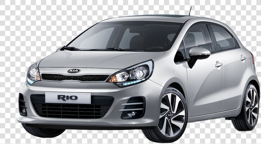 Transparent Front Of Car Png   Kia Rio Hatchback 2016 Gris  Png DownloadTransparent PNG