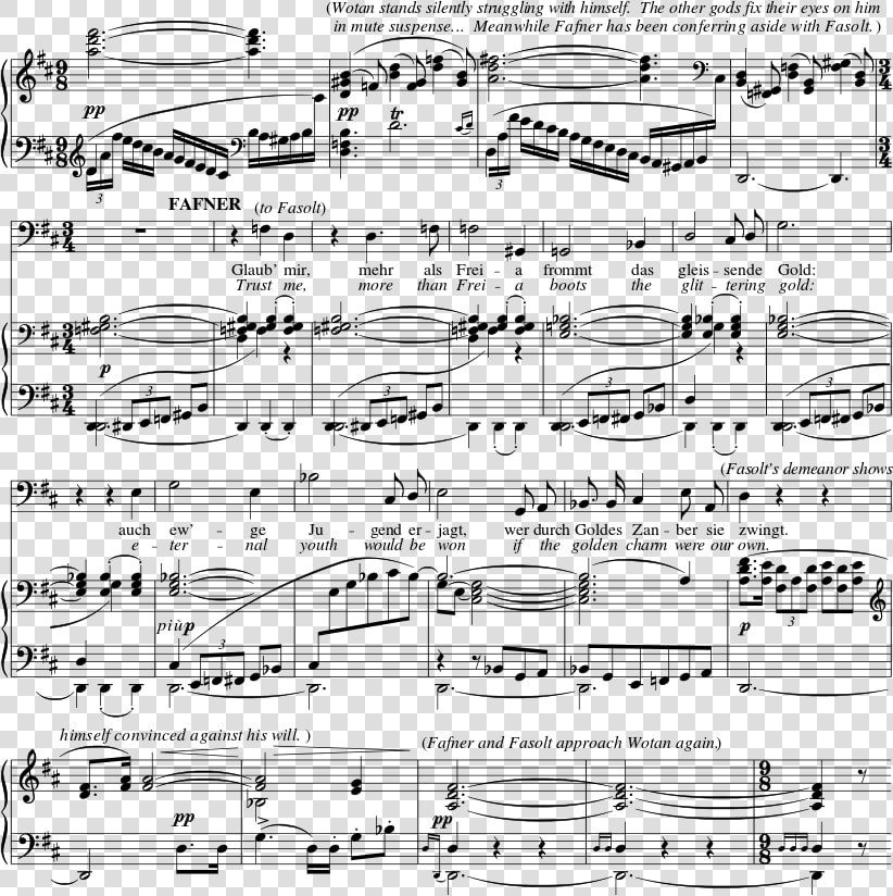 Das Rheingold Scene2   Score Notation Software  HD Png DownloadTransparent PNG