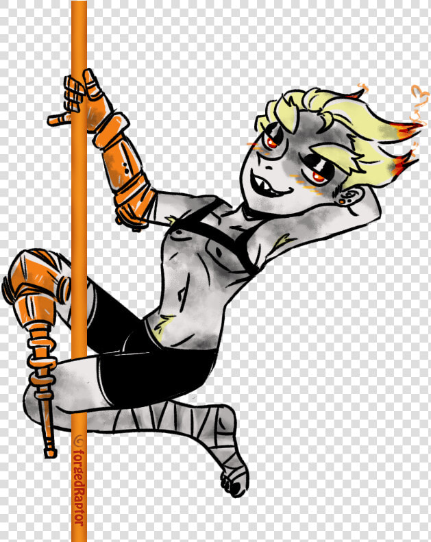 “hear Me Out In A Stream We Talked About How Junkrat   Cartoon  HD Png DownloadTransparent PNG