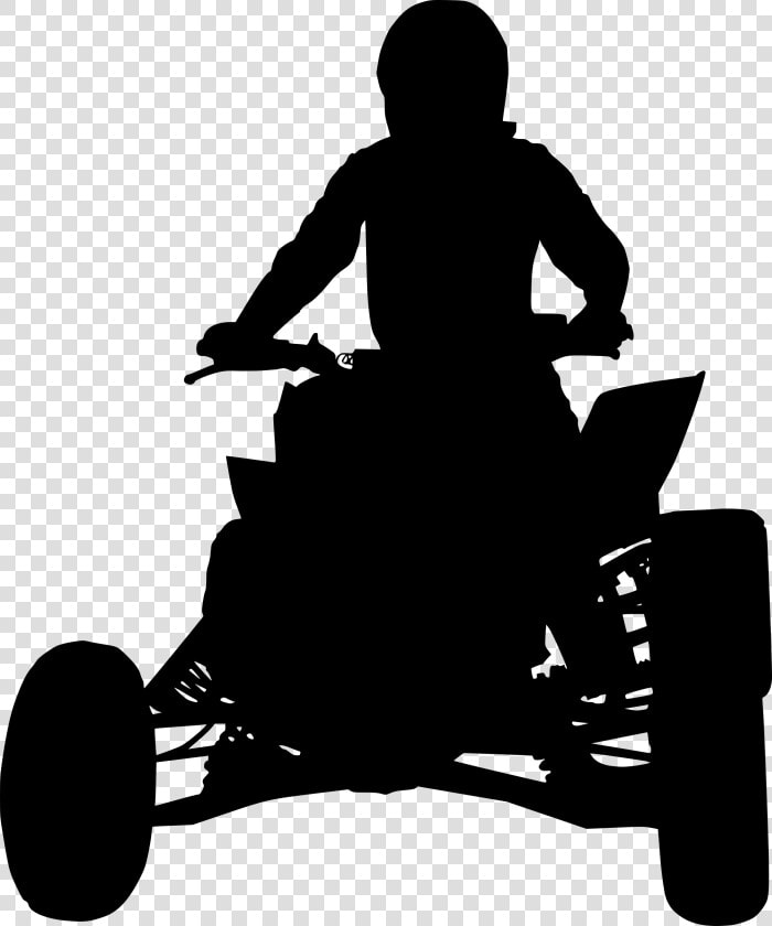 Atv Quad Bike Silhouette 1   Silhouette  HD Png DownloadTransparent PNG