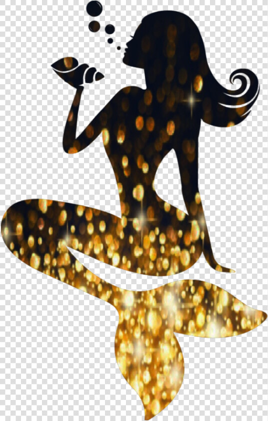  siren  sirena  mermaid  ninfa  shape  silhouette  figura   Mermaid Silhouette Transparent Background  HD Png DownloadTransparent PNG