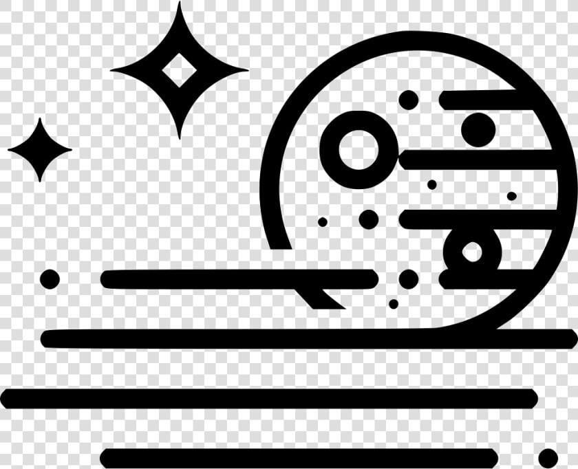Foggy Stars Moon Svg   Icon  HD Png DownloadTransparent PNG