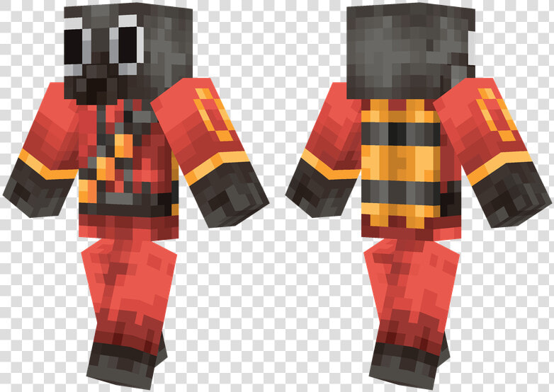 Tf2 Pyro   Png Download   Skin De Minecraft De Super Herói  Transparent PngTransparent PNG