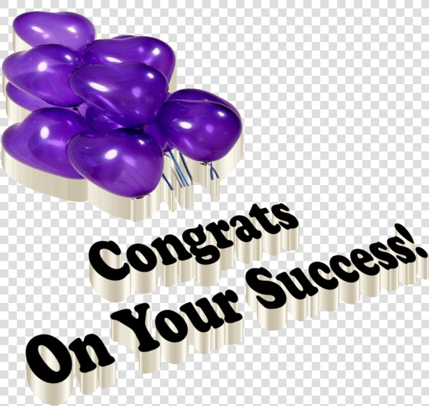 Congrats On Your Success Png Clipart   Party Supply  Transparent PngTransparent PNG