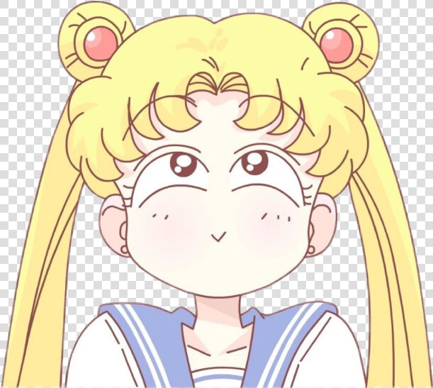 Cute Kawaii Anime Animegirl Sailormoon Moon Girl Vaporw   Sailor Moon Transparent Kawaii  HD Png DownloadTransparent PNG