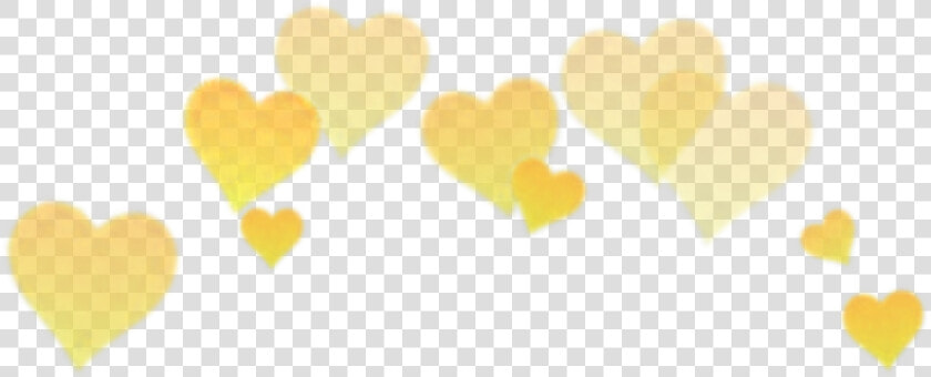  yellow  yellowheart  heartcrown  snapchat  snapchatfilter   Heart Crown Png Yellow  Transparent PngTransparent PNG