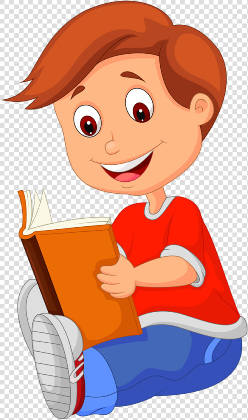 Reading Book Cartoon Png   Transparent Cartoons   Reading Clipart  Png DownloadTransparent PNG