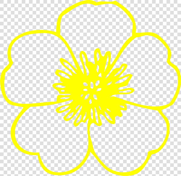 Yellow Buttercup Flower Svg Clip Arts   Flower  HD Png DownloadTransparent PNG