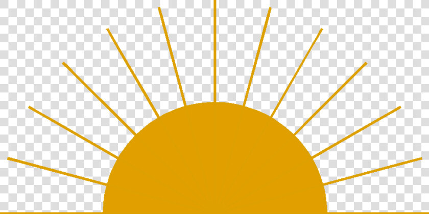 Sunrise Png Photos   Half Sun Clipart  Transparent PngTransparent PNG
