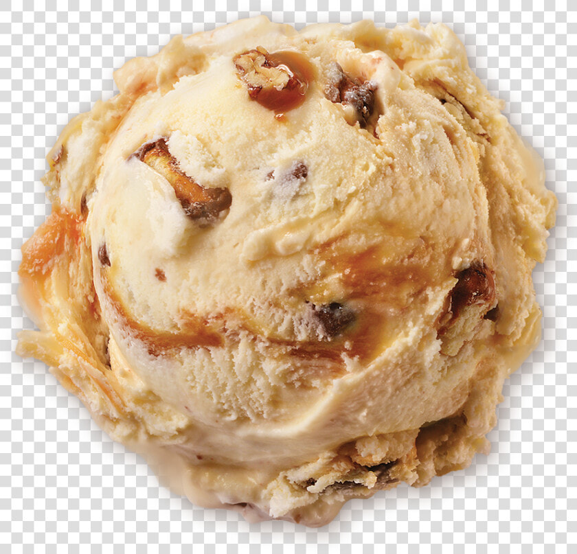 Homemade Brand Caramel Pretzel Crunch Ice Cream Scoop   Caramel Crunch Ice Cream  HD Png DownloadTransparent PNG