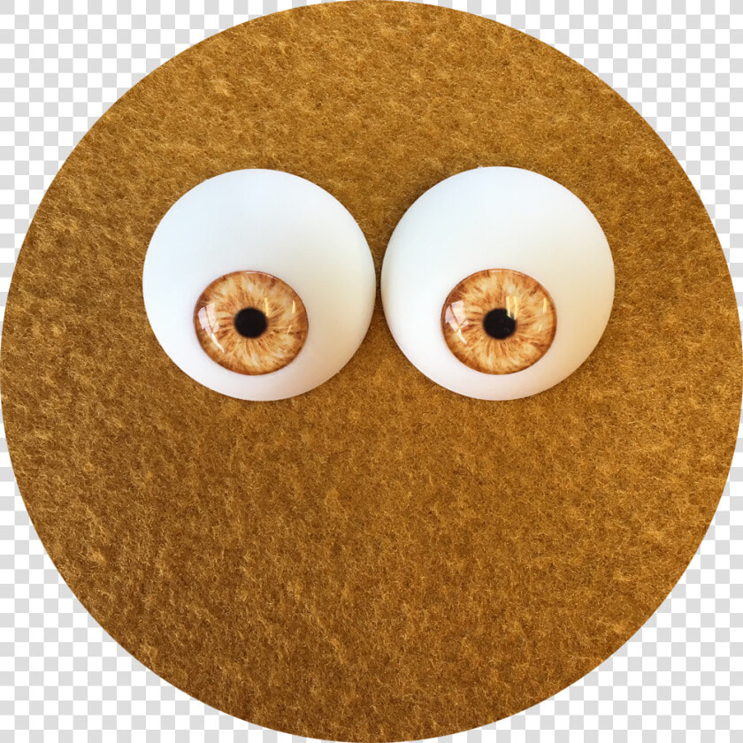 Light Brown Cabochon Puppet Eyes 44mm   Puppet Eyes Brown  HD Png DownloadTransparent PNG