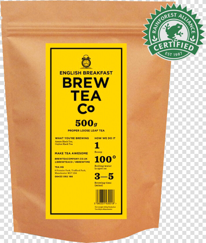 English Breakfast Loose Tea Pouch   Bag  HD Png DownloadTransparent PNG